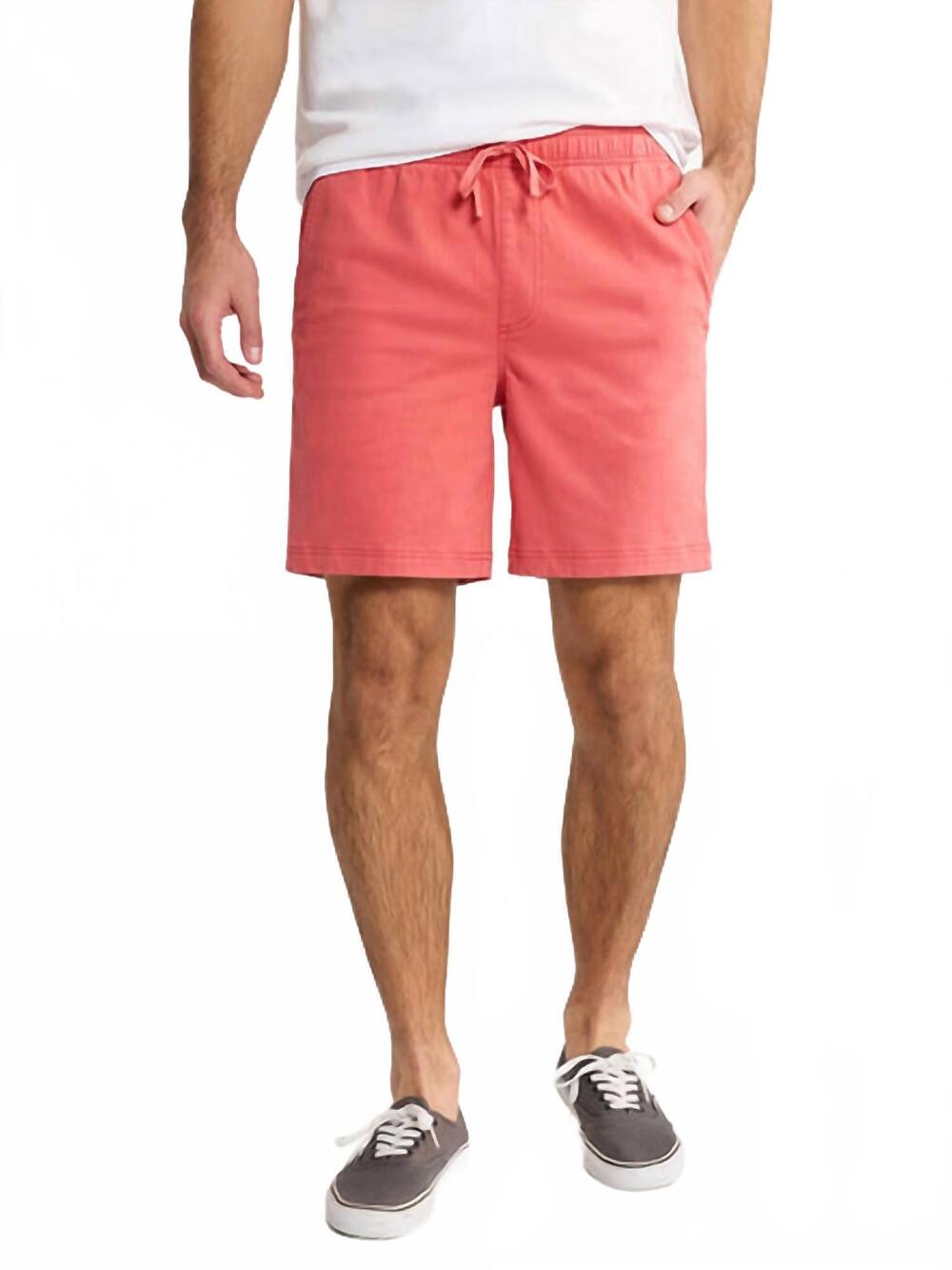 NEW FAIR HARBOR horizon pull on short in washed red